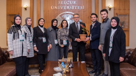 Rektör Aksoy’a Öğretmenler Günü ziyareti